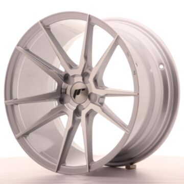 JR Wheels Diski JR21 18x9,5 ET30-40 5H Sagatave SudrabaM