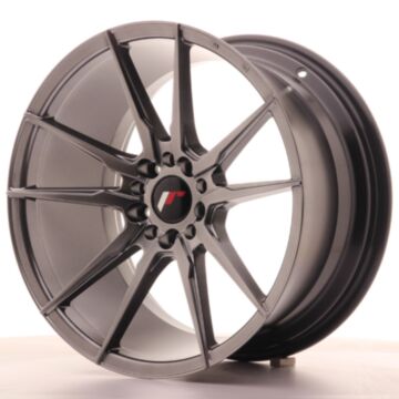 JR Wheels Diski JR21 18x9,5 ET40 5x112/114 Hyper Melna