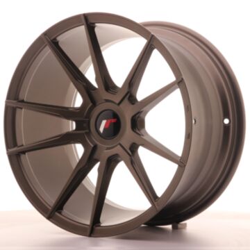JR Wheels Diski JR21 18x9,5 ET20-40 Sagatave Matēta Bronz