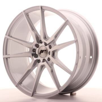 JR Wheels Diski JR21 19x8,5 ET40 5x112/114 Sudraba Mac