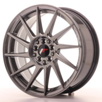 JR Wheels Diski JR22 17x7 ET35 4x100/114 Hyper Melna