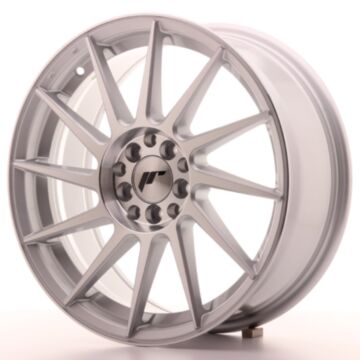 JR Wheels Diski JR22 17x7 ET35 5x100/114 Sudraba Mach