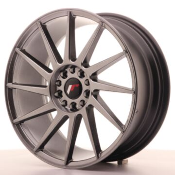 JR Wheels Diski JR22 18x7,5 ET35 5x100/120 Hyper Melna