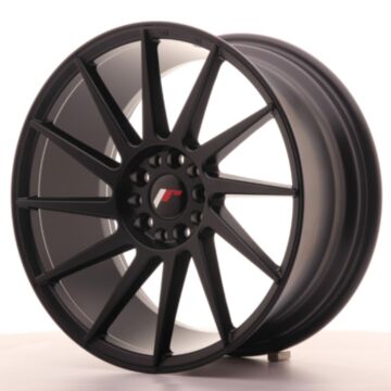 JR Wheels Diski JR22 18x8,5 ET40 5x112/114 Matēta Melna