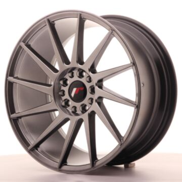 JR Wheels Diski JR22 18x8,5 ET40 5x112/114 Hyper Melna