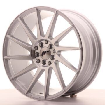 JR Wheels Diski JR22 18x8,5 ET40 5x112/114 Sudraba Mac