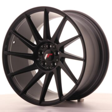 JR Wheels Diski JR22 18x9,5 ET40 5x112/114 Matēta Melna
