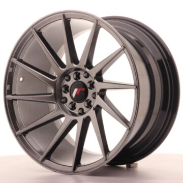 JR Wheels Diski JR22 18x9,5 ET35 5x100/120 Hyper Melna