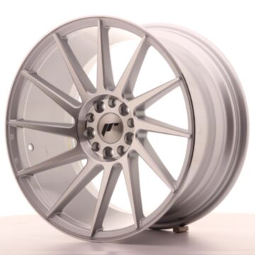 JR Wheels Diski JR22 18x9,5 ET35 5x100/120 Sudraba Mac