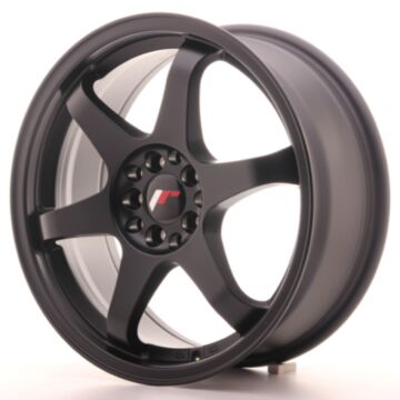 JR Wheels Diski JR3 17x7 ET25 4x100/108 Matēta Melna