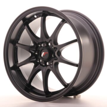 JR Wheels Diski JR5 17x8,5 ET35 4x100/114,3 MatētaMelna