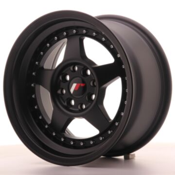 JR Wheels Diski JR6 15x8 ET25 4x100/108 Matēta Melna
