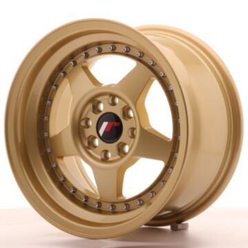 JR Wheels Diski JR6 15x8 ET25 4x100/108 Zelta