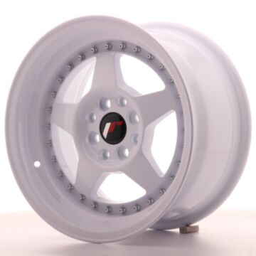 JR Wheels Diski JR6 15x8 ET25 4x100/108 Balta