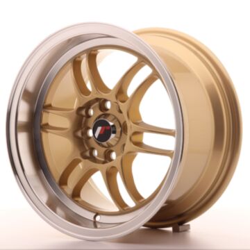 JR Wheels Diski JR7 15x8 ET35 4x100/114 Zelta