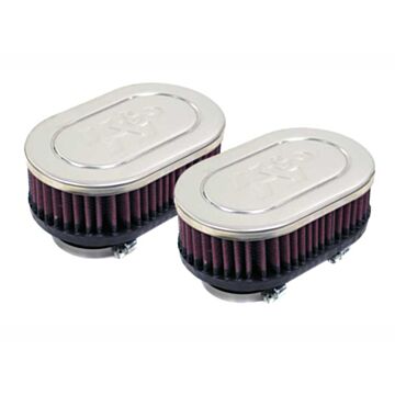 K&N Universal Chrome Filter