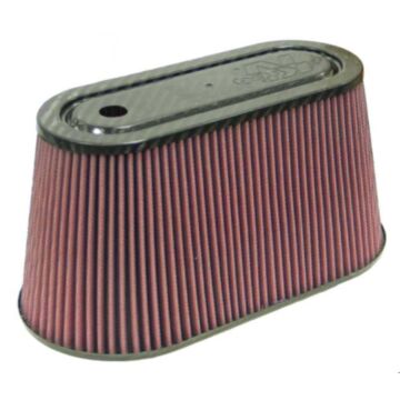 K&N Universal Air Filter - Carbon Fiber Top and Base