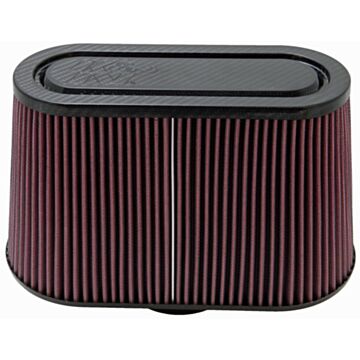 K&N Universal Air Filter - Carbon Fiber Top and Base