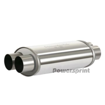 Powersprint 55mm Dual/Dual Oval Universal Muffler