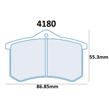 CL Brakes CLB-4180RC6 brake pads - Audi