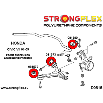 Strongflex Front suspension bush kit SPORT (086169A)