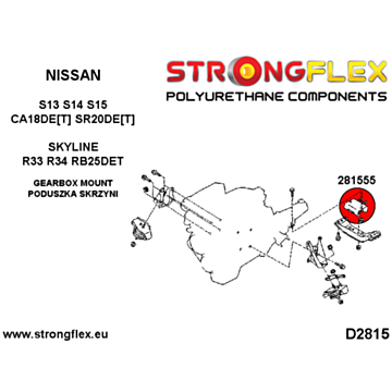 Strongflex Gearbox mount nissan (281555B)
