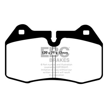EBC Brakes Orangestuff Brake Pads (Front, DP91032)