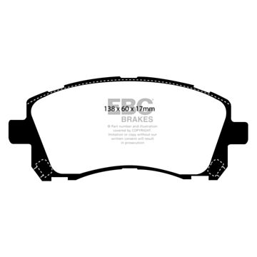 EBC Brakes Orangestuff Brake Pads (Front, DP91134)