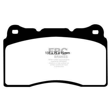 EBC Brakes Orangestuff Brake Pads (Front, DP91210)