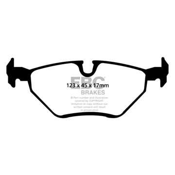 EBC Brakes Orangestuff Brake Pads (Rear, DP91289)