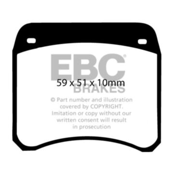 EBC Brakes Orangestuff Brake Pads (Front/Rear, DP9128)