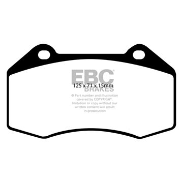 EBC Brakes Orangestuff Brake Pads (Front, DP91539)