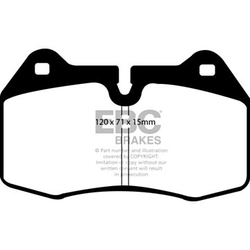 EBC Brakes Orangestuff Brake Pads (Front, DP91644)