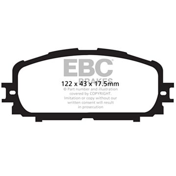 EBC Brakes Greenstuff Brake Pads (Front, DP21897)