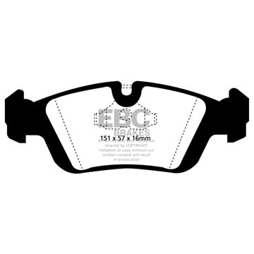EBC Brakes Orangestuff Brake Pads (Front, DP9914)
