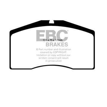 EBC Brakes Orangestuff Brake Pads (Front, DP9997)