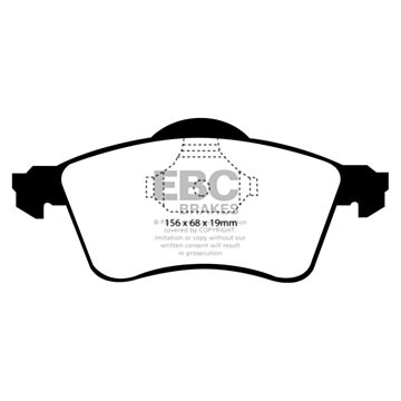 EBC Brakes DPC Vanbrake Brake Pads (Front, DPC1115)