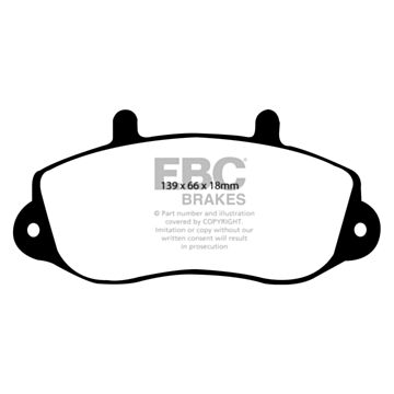 EBC Brakes DPC Vanbrake Brake Pads (Front, DPC1182)
