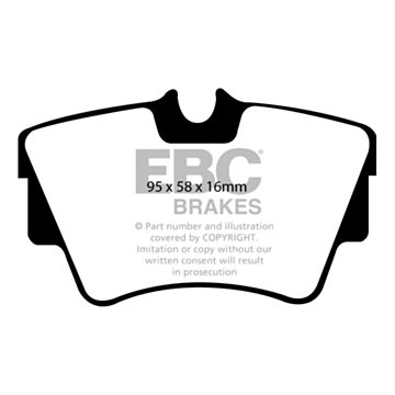 EBC Brakes DPC Vanbrake Brake Pads (Rear, DPC1284)