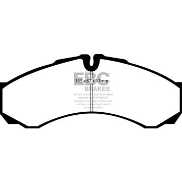 EBC Brakes DPC Vanbrake Brake Pads (Front, DPC1294/2)