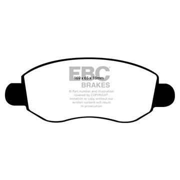 EBC Brakes DPC Vanbrake Brake Pads (Front, DPC1297)