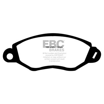 EBC Brakes DPC Vanbrake Brake Pads (Front, DPC1367)