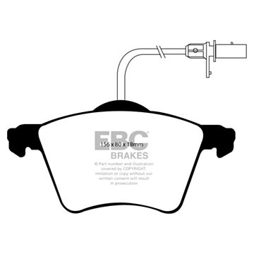 EBC Brakes DPC Vanbrake Brake Pads (Front, DPC1368)