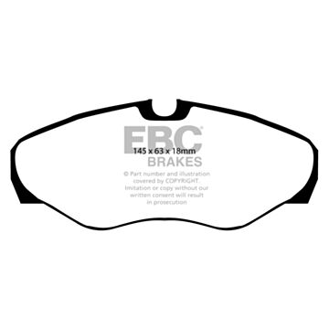 EBC Brakes DPC Vanbrake Brake Pads (Front, DPC1393)