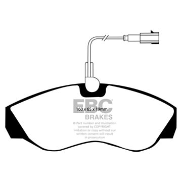 EBC Brakes DPC Vanbrake Brake Pads (Front, DPC1418)