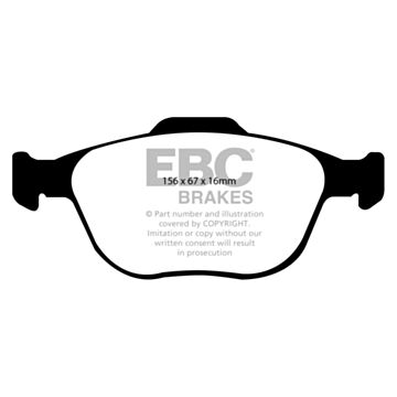 EBC Brakes DPC Vanbrake Brake Pads (Front, DPC1444)