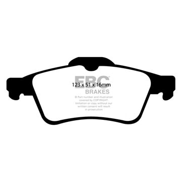 EBC Brakes DPC Vanbrake Brake Pads (Rear, DPC1448)