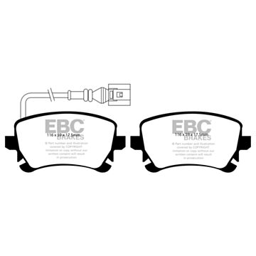 EBC Brakes DPC Vanbrake Brake Pads (Rear, DPC1534)