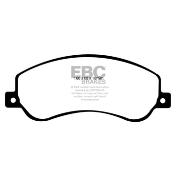 EBC Brakes DPC Vanbrake Brake Pads (Front, DPC1917)
