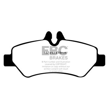 EBC Brakes DPC Vanbrake Brake Pads (Rear, DPC1927)